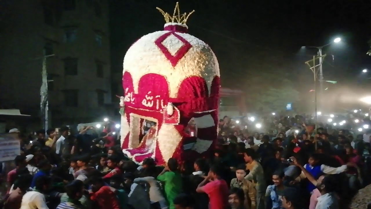 Allahabad 4 moharram nakaskona ki mehndi