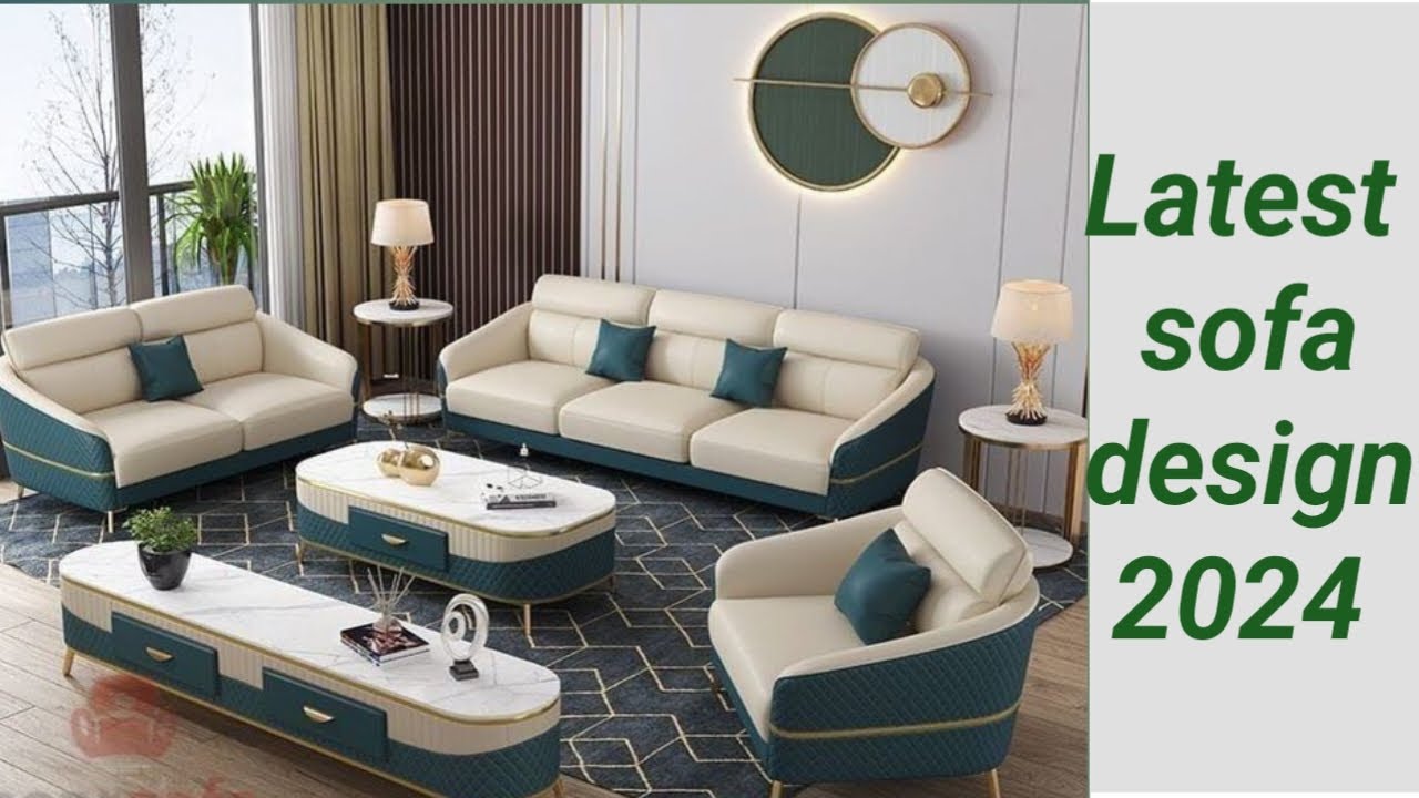 Modern living room sofa set. Latest sofa design 2024