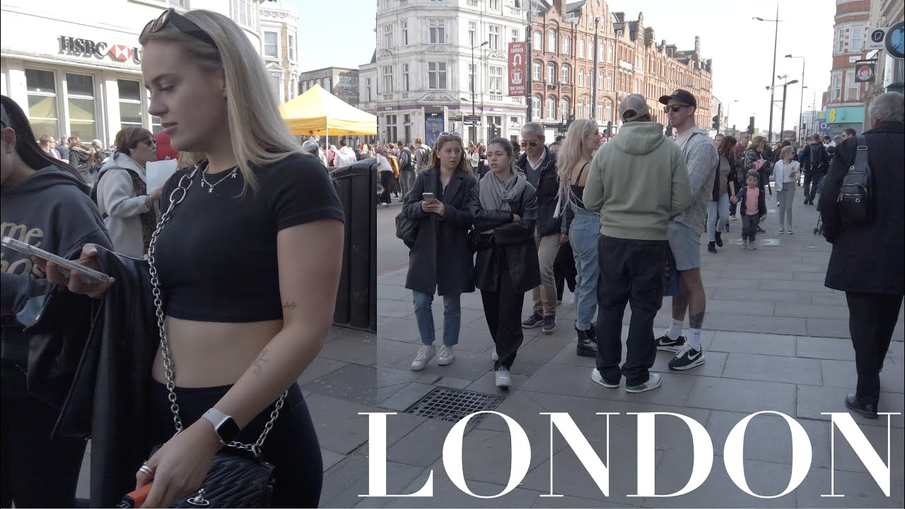 Easter Sunday in Camden Town | London Walk [4K HDR]