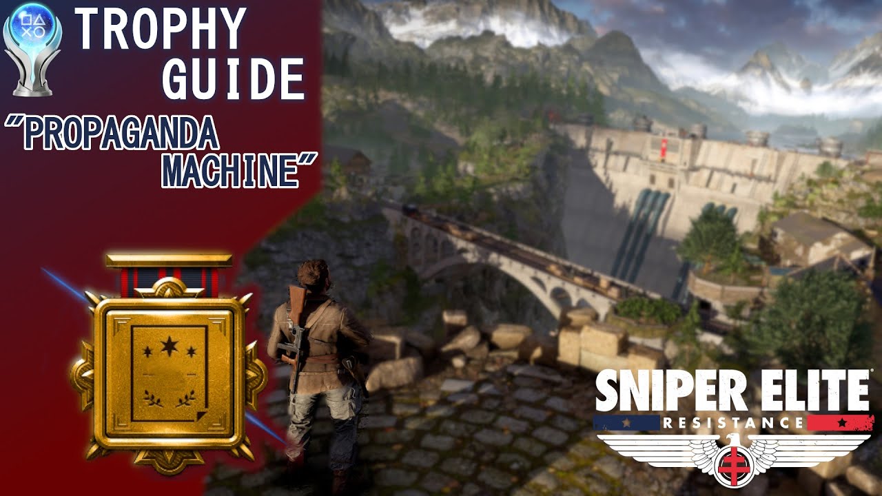 GUIDE GOLD ON PROPAGANDA MISSIONS ON AUTHENTIC - EASY AND FAST WAY - SNIPER ELITE RESISTANCE.