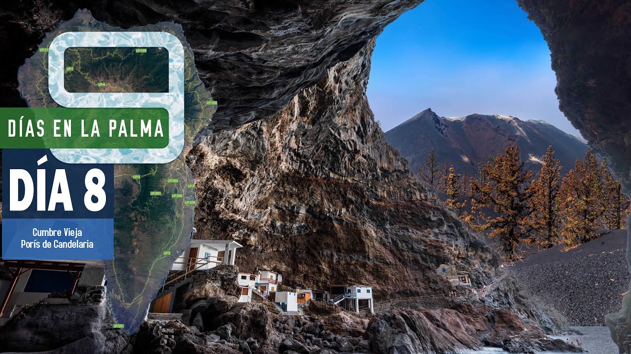 9 días en La Palma: Ruta con guía al Volcán Cumbre Vieja y Poris de Candelaria