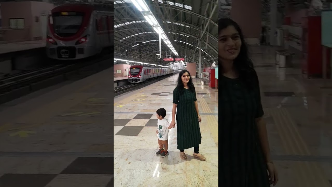 Metro rail train from Belapur via kharghar to central park, Navi mumbai  Maharashtra