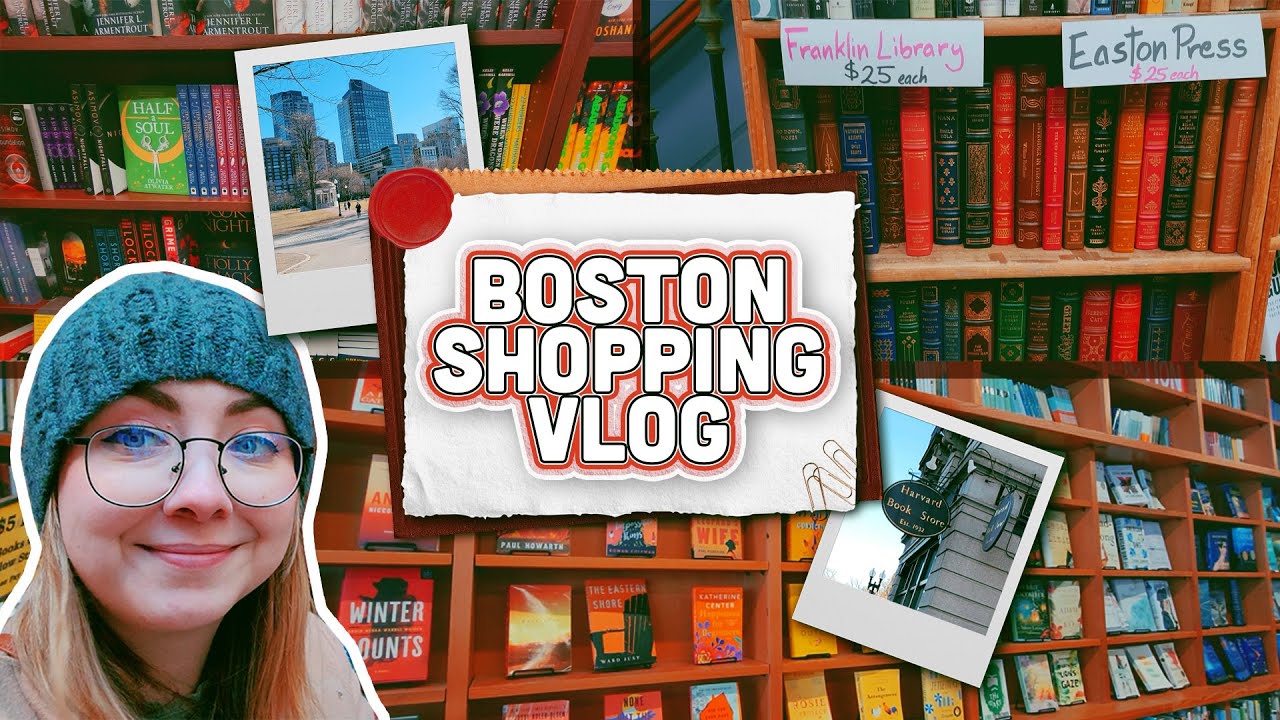 Book Shop With Me in Boston! | Shopping Vlog + Haul! 🛍️📚