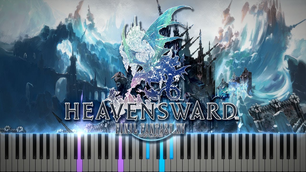 Dragonsong (Final Fantasy XIV) - Synthesia / Piano Tutorial