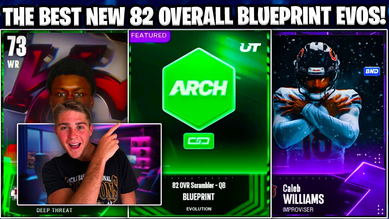 The BEST Players to Use the NEW 82 OVR Blueprint Evos On in Madden 27!