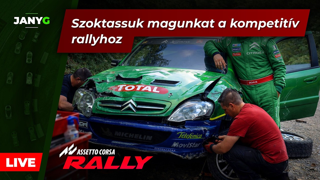 ⛐🏅 Szoktassuk magunkat a kompetitív rallyhoz | Assetto Corsa Rally