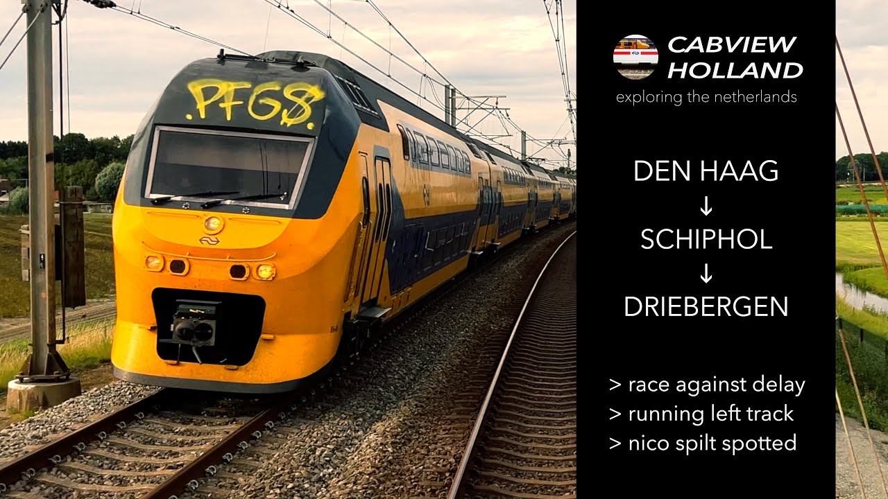 🇳🇱 Construction Den Haag causes Delay + Nico Spilt spotted! Den Haag - Driebergen-Zeist 7/8/2025