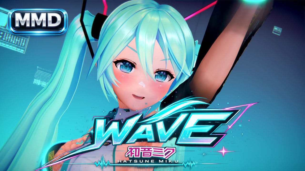 【MMD】WAVE – Hatsune Miku | Cyber Neon Dance (Full)