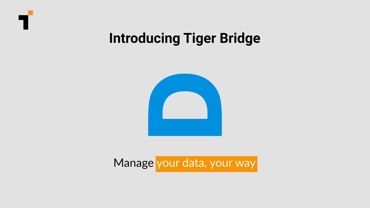 Introducing Tiger Bridge