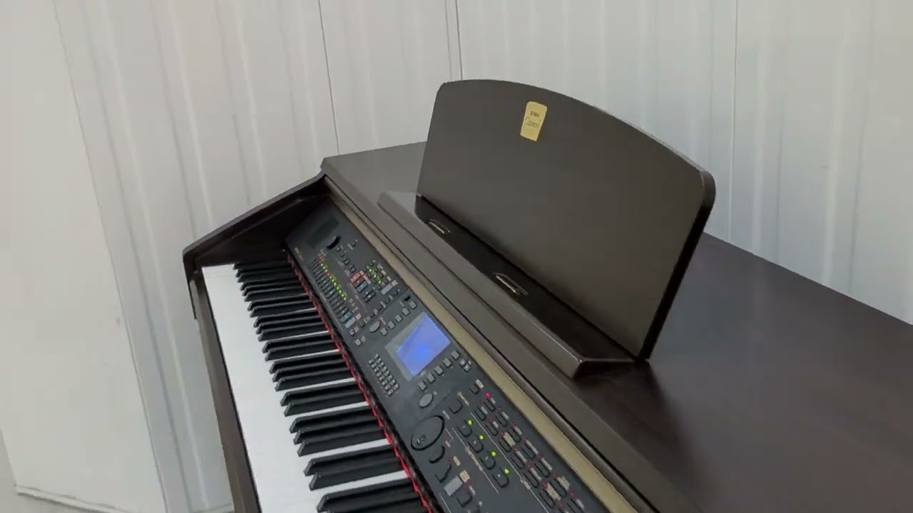 Yamaha Clavinova CVP-301 digital piano and stool in Rosewood stock number 22296