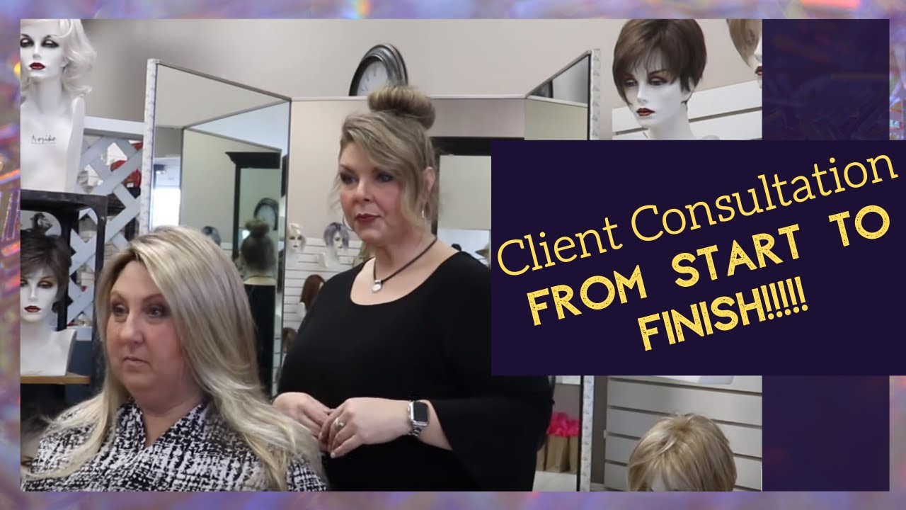 Synthetic Wig Consultation for Client in Chemo ft. Jon Renau, Noriko, Rene of Paris, Tony of Beverly