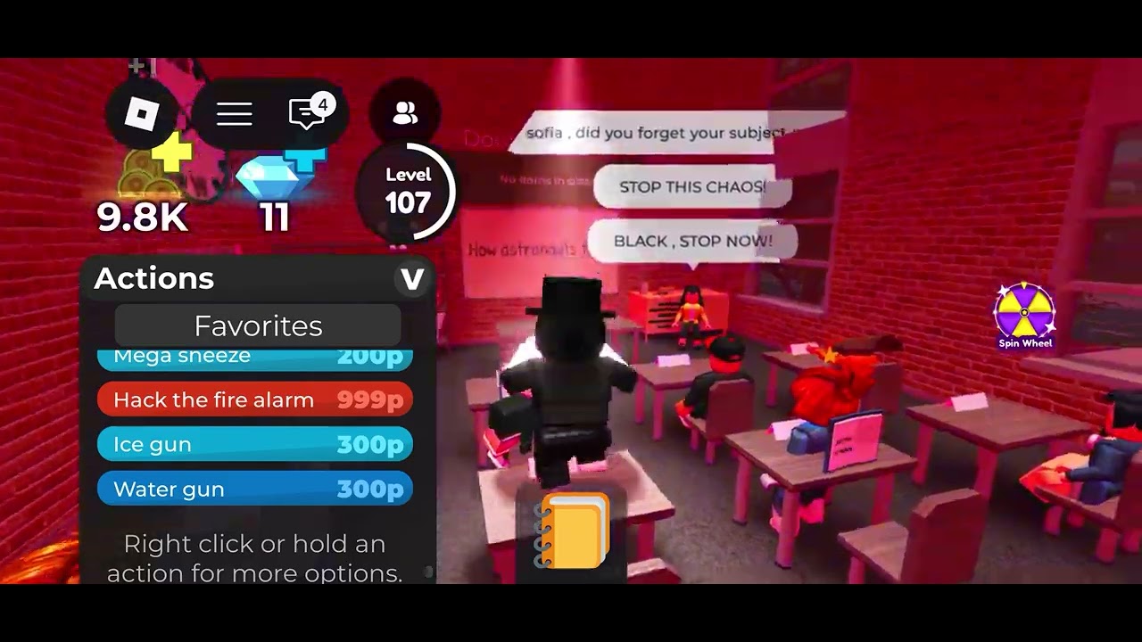 Black is so mean at teacher in Roblox part 7
