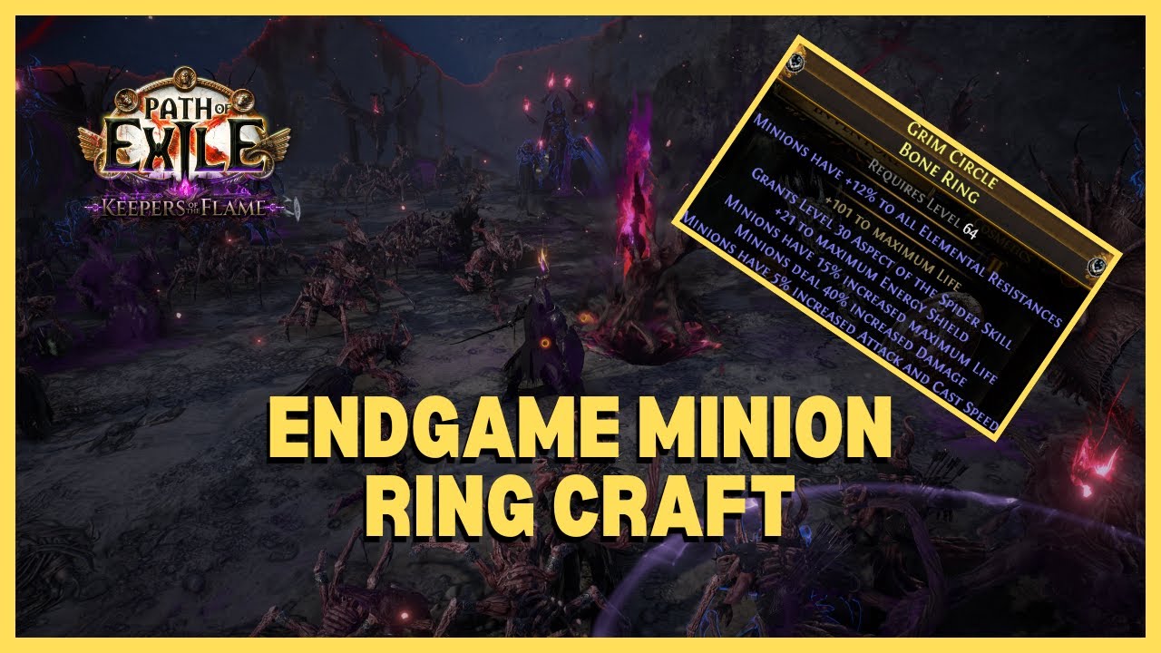 5 Minutes Craft: Minion Rings in Path of Exile 1