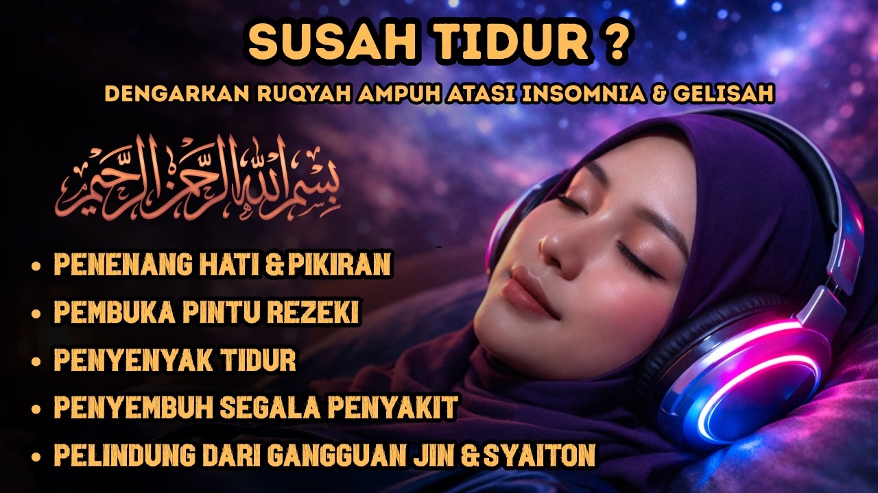 TERAPI RUQYAH MALAM: Usir Jin Jahat & Dapatkan Ketenangan Untuk Tidur Berkualitas