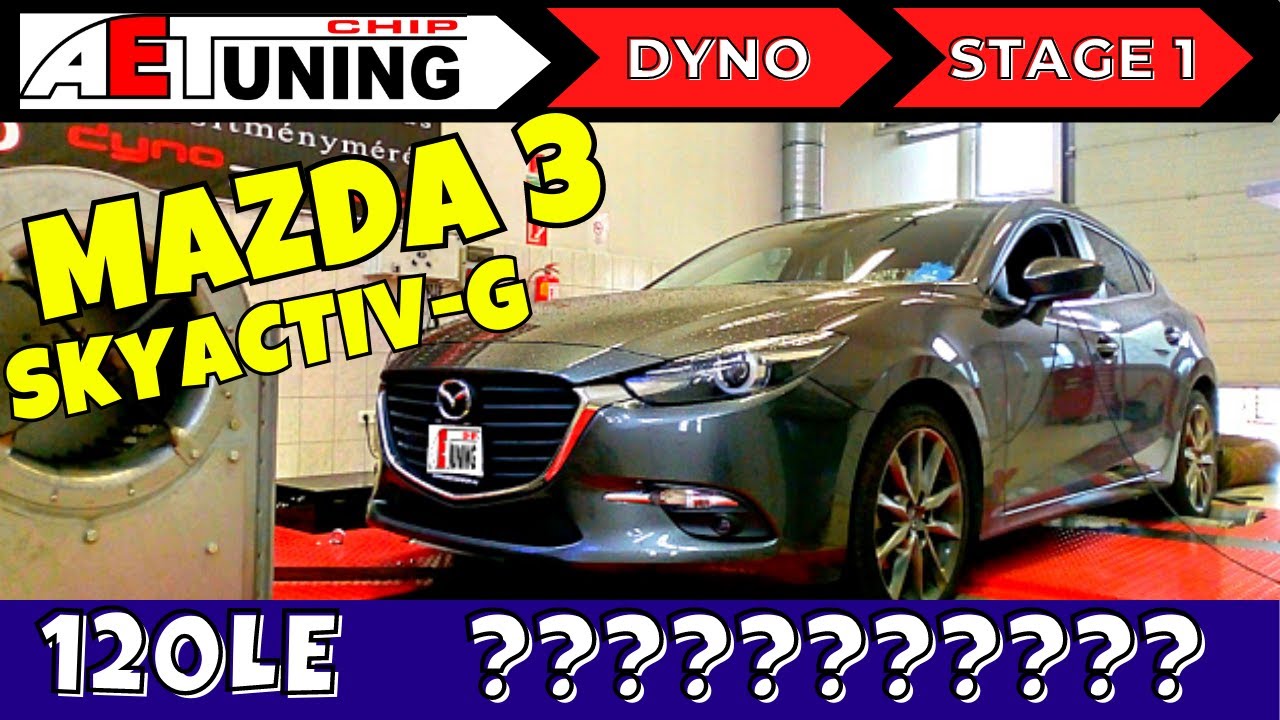 Valóban csak 120Le ? Mazda 3 Skyactiv-G Chiptuning