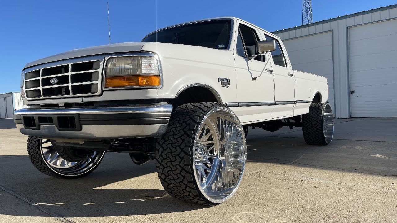 Farm Truck RUINED By MASSIVE Wheels And Tires!