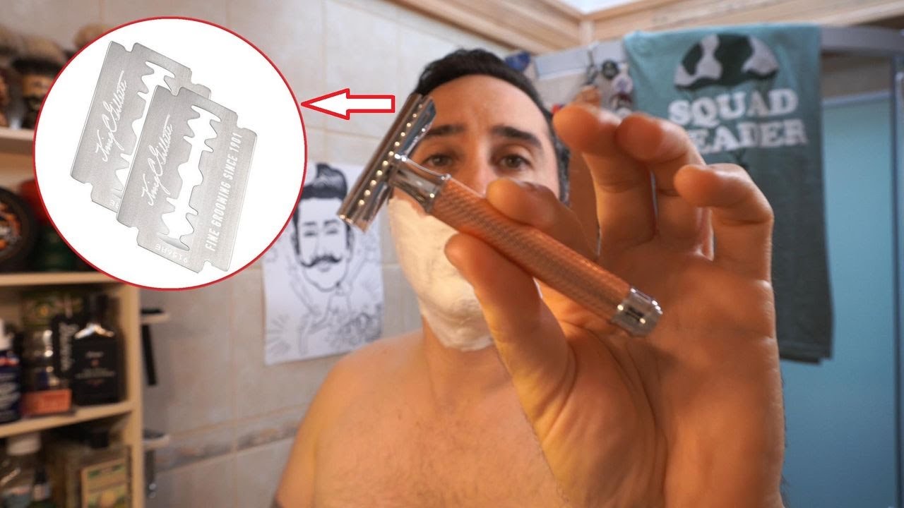 💈 Expérience: Mettre 2 Lames dans un rasoir 💈 FILSLADE Rasage Traditionnel