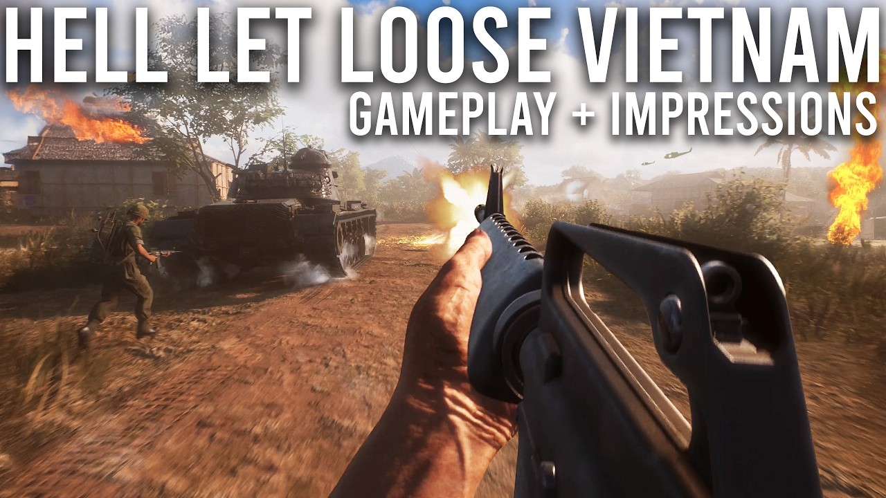 Геймплей и впечатления от Hell Let Loose Vietnam...