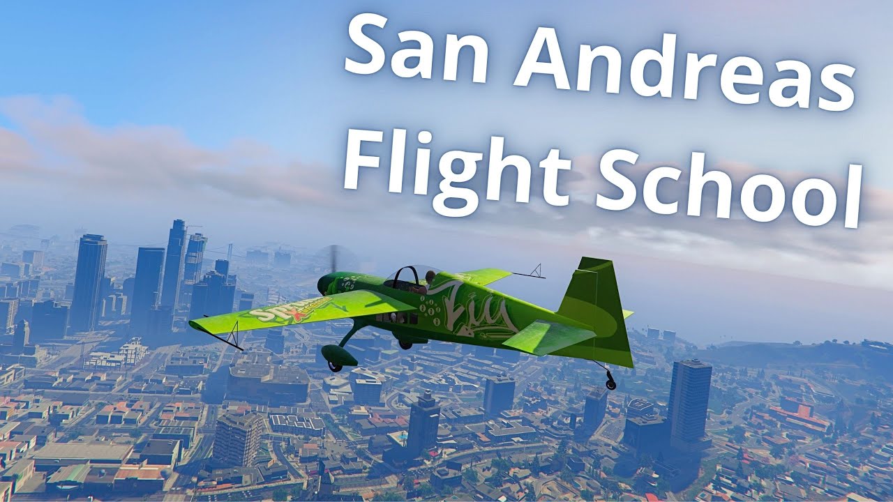 GTA 5 Enhanced: Flight School (100% GOLD MEDAL)