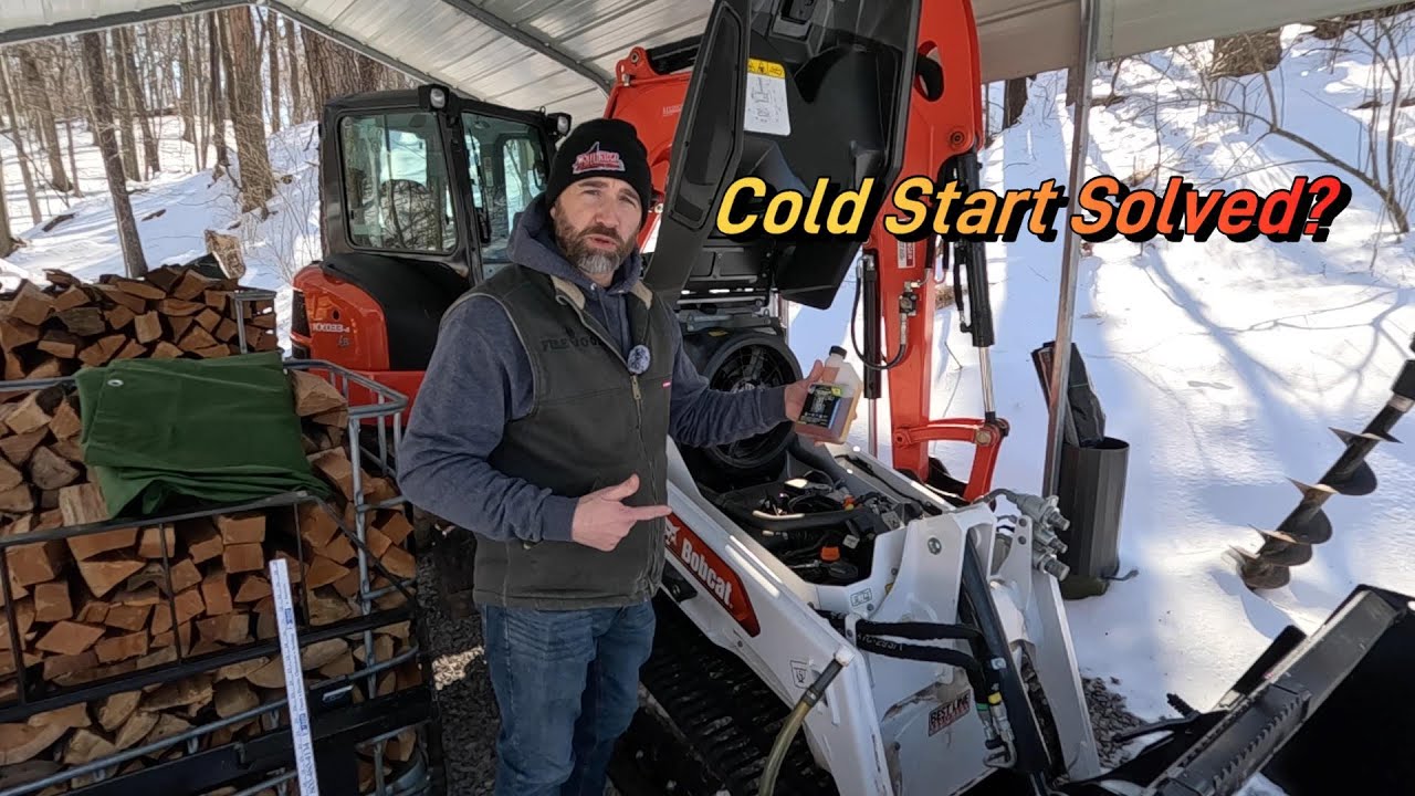 Решение проблемы холодного запуска Bobcat MT120 | Тест дизельной присадки