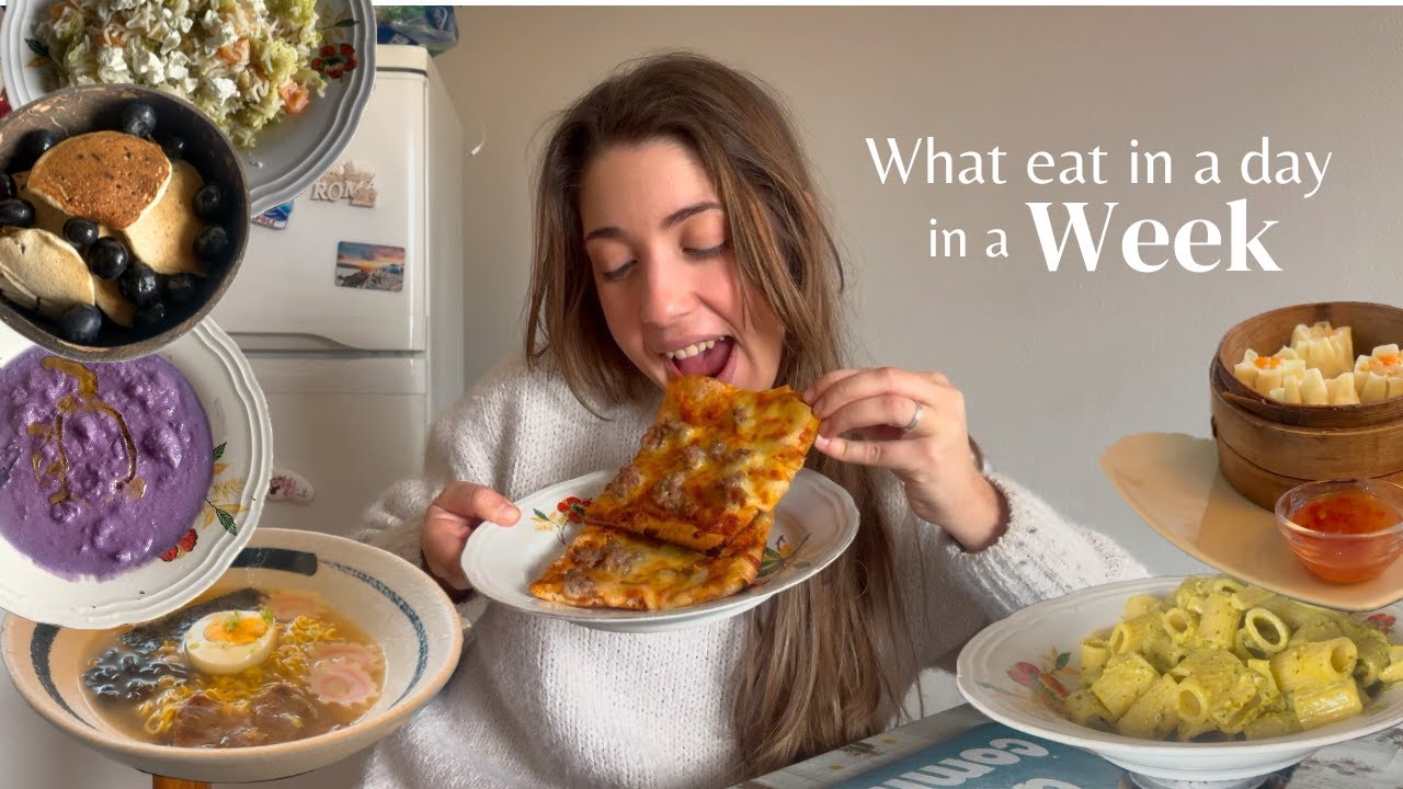 What eat in a WEEK - Nessuna dieta specifica🥗🥙🥞🥟