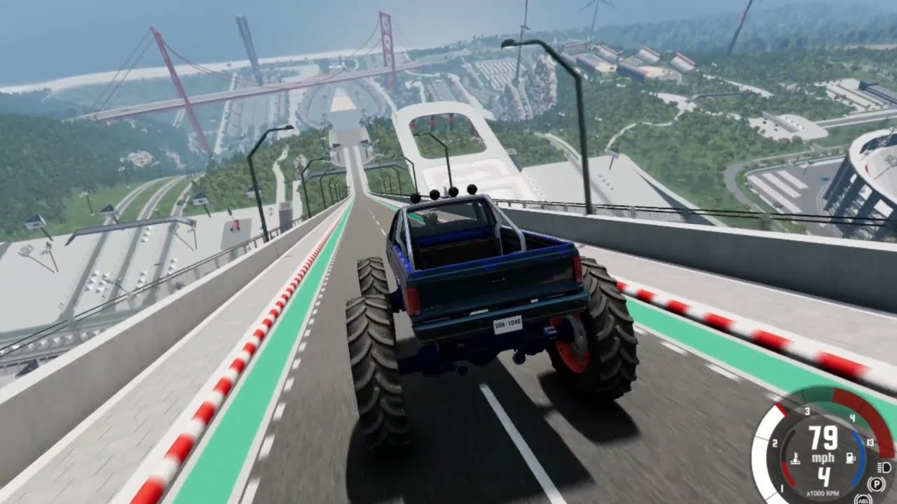 BeamNG Drive: Car Jump Arena 2023