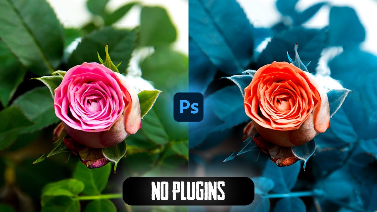 How to change color of 'Green to Blue' in PHOTOSHOP...