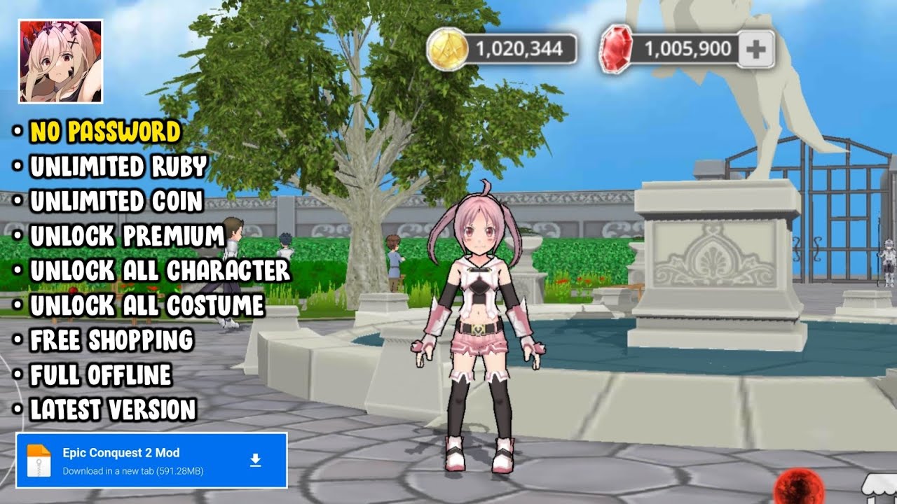 Update‼️Epic Conquest 2 Mod V 3.0.0 Apk Terbaru 2025 - Unlimited Ruby & Unlock All Character