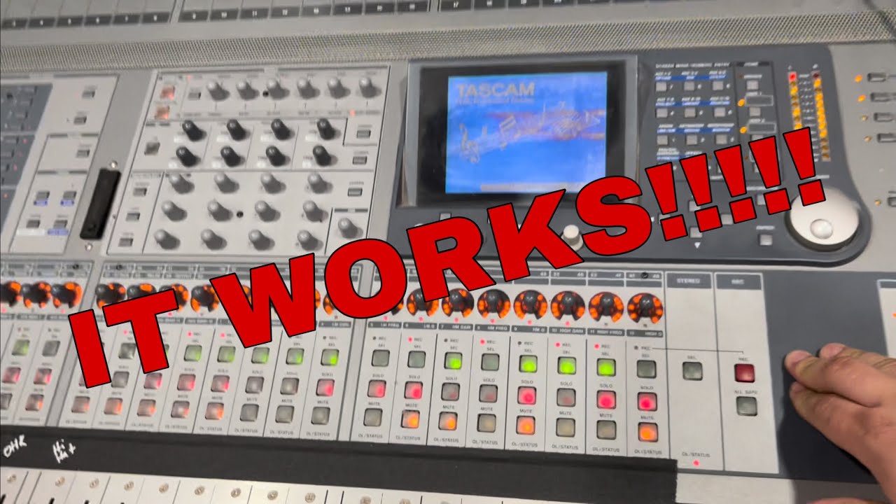 Tascam DM4800 2022 setup for Mac OS 10.15