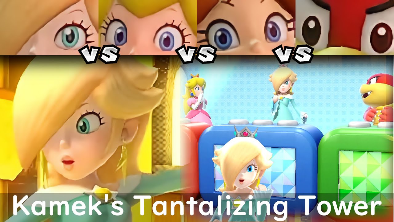 Super Mario Party Rosalia vs Peach vs Daisy vs Pom Pom #64