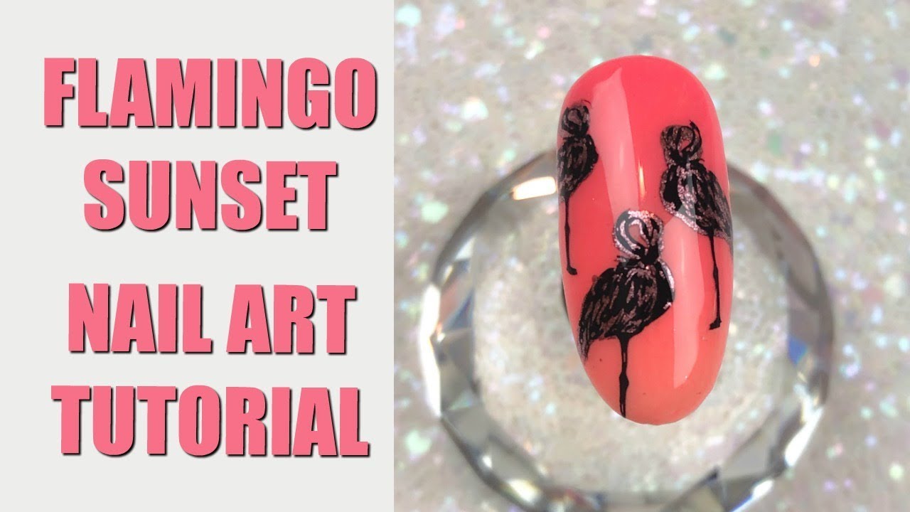 🌟💅🏼 OMBRÉ FLAMINGO SUNSET NAIL ART TUTORIAL 🌟💅🏼