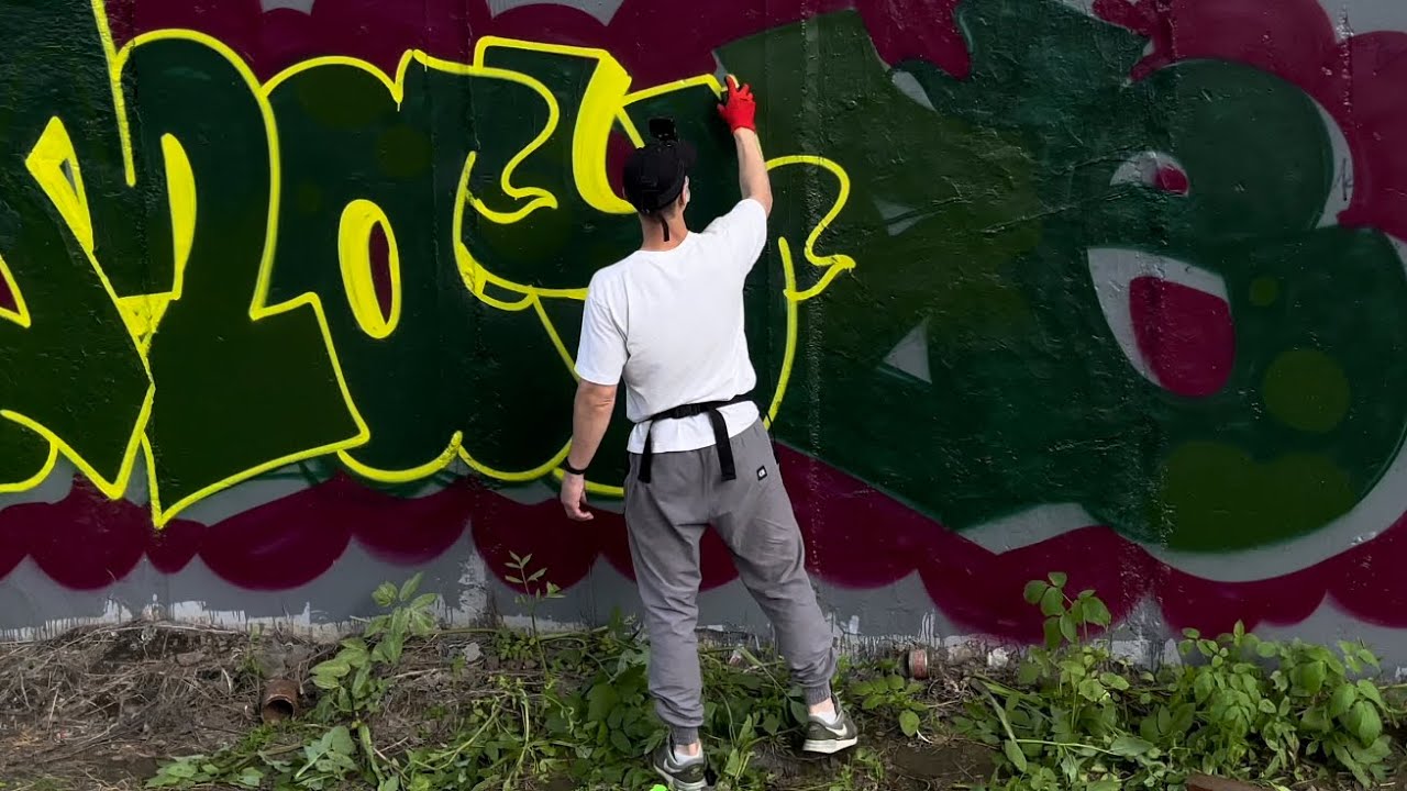 Colored graffiti MAYZE. Spring 2022