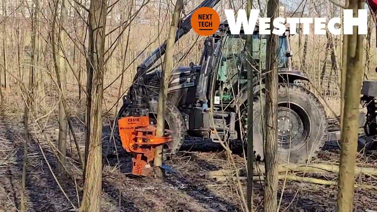 Westtech Woodcracker CS510 CRANE: Maszyna do Ścinania Drzew