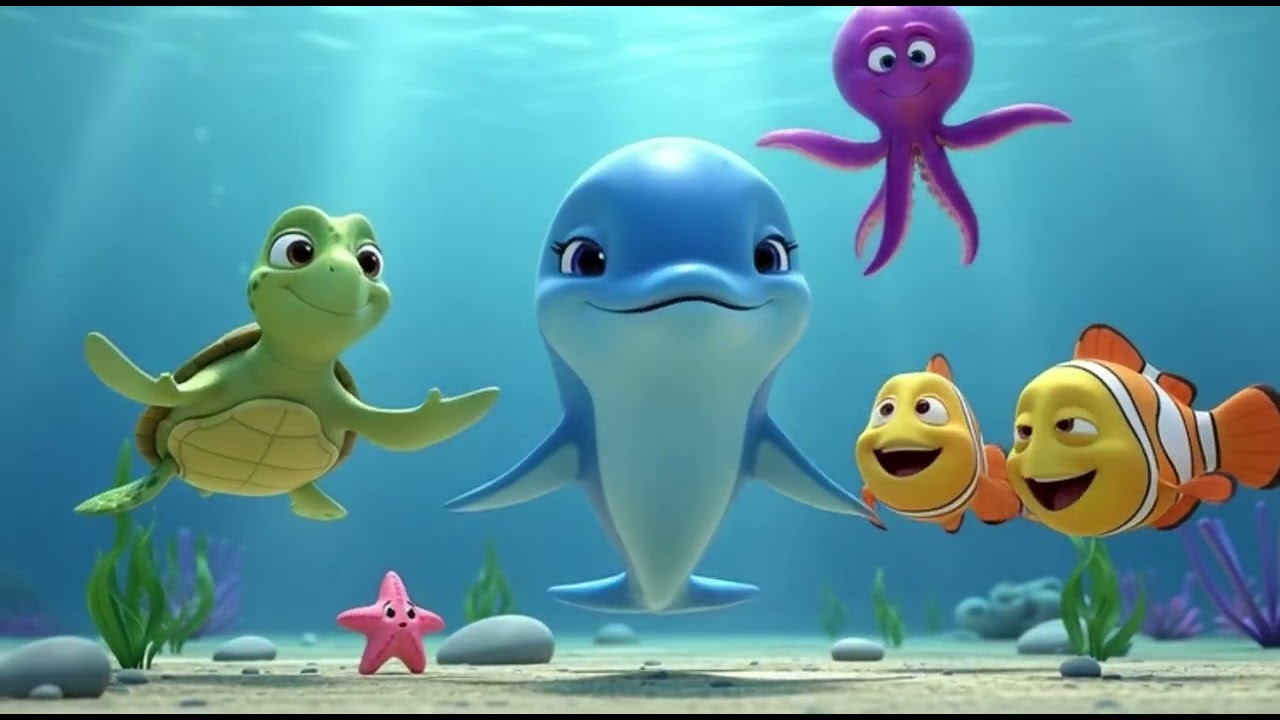 🐬 Dolly The Dancing Dolphin | Kids Poem | Dolphin Story For Children