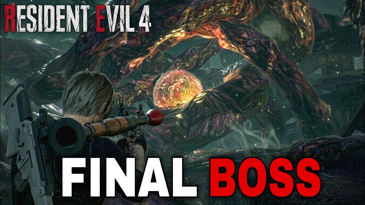 Resident Evil 4 Remake - Leon Kennedy vs Saddler Final Boss Fight 