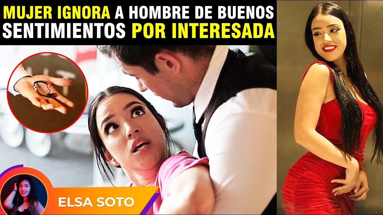 Mujer ignora a hombre de buenos sentimientos.