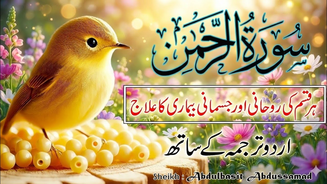 Surah Rahman Urdu & Hindi Tarjuma | Abdul Basit Ki Best Quran Tilawat | Episode 164