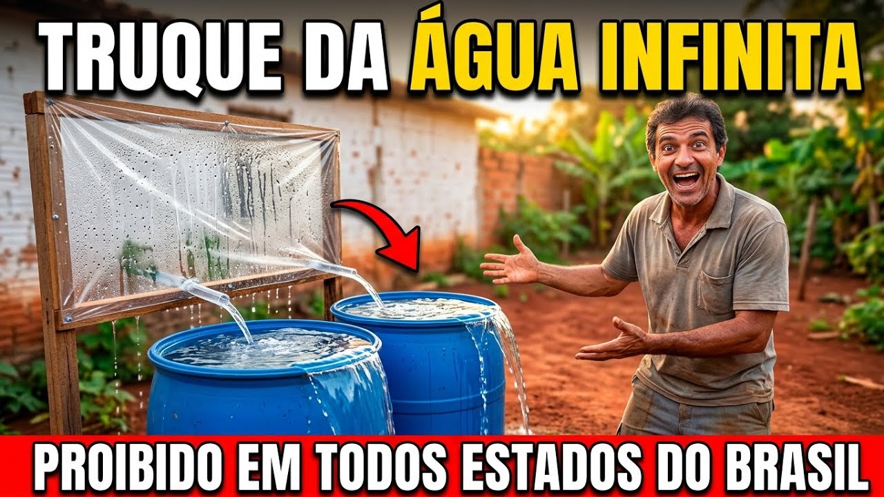 AR = ÁGUA INFINITA — Por que no Brasil é proibido?