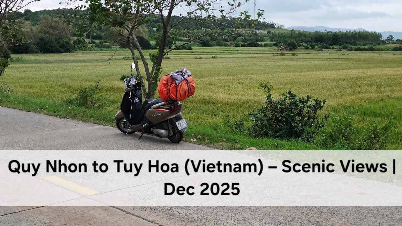 📍Quy Nhon to Tuy Hoa Road Trip ( Vietnam ) – 4K Scenic Views