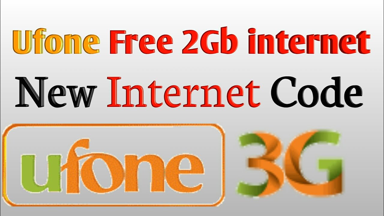 Ufone Free internet Code | 2Gb Free internet | latest 2018 Offer