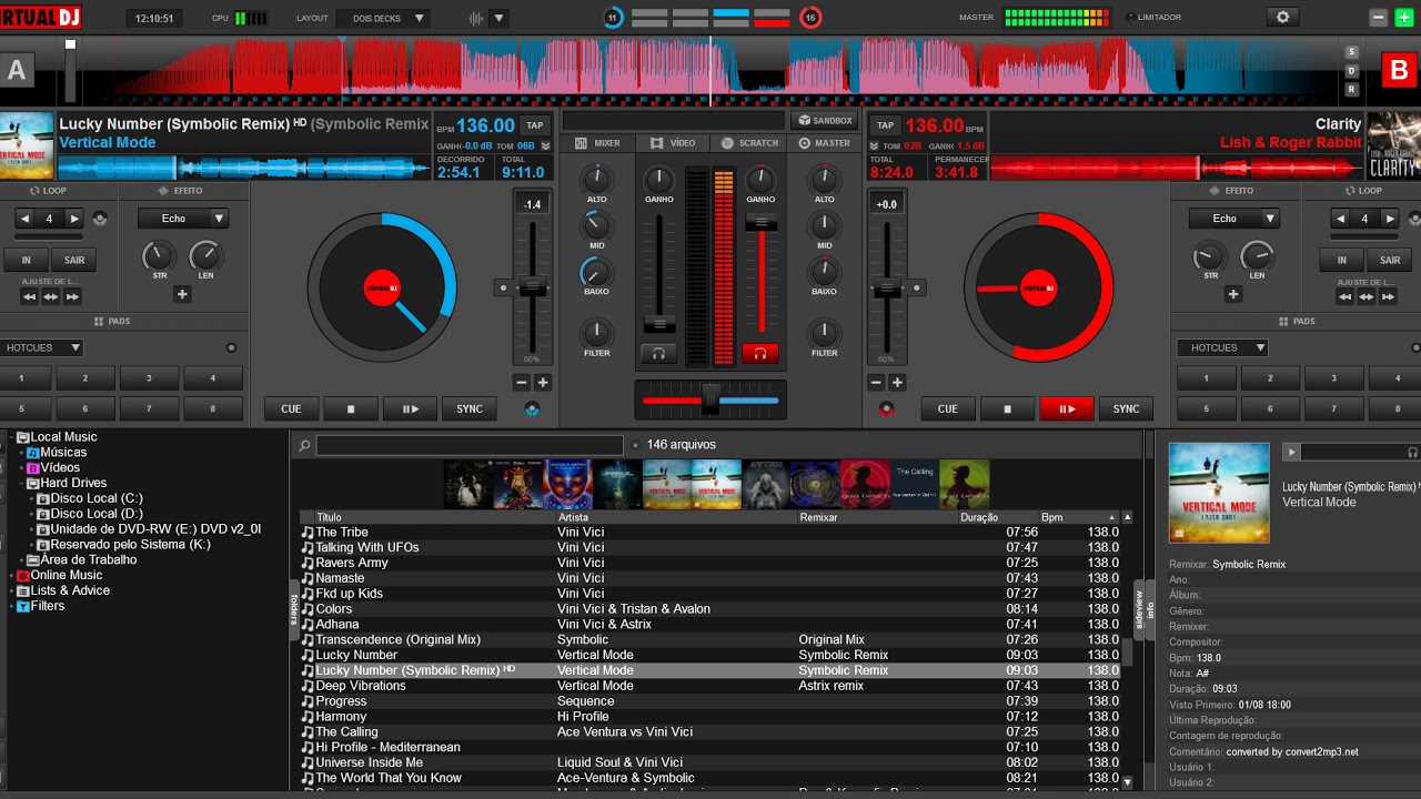 Virtual DJ - Mixing PsyTrance