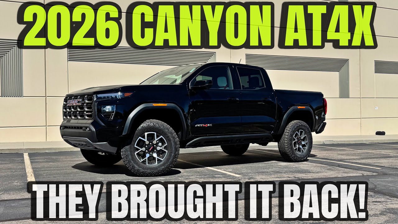 2026 GMC Canyon AT4X: GM вернула эту табличку!