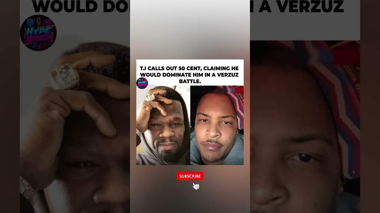 T.I. claims he'd beat 50 Cent in a legendary battle. 👑💥#50cent #shorts