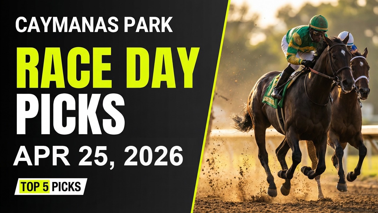 Caymanas Park | TOP 5 PICKS | APR 25, 2026