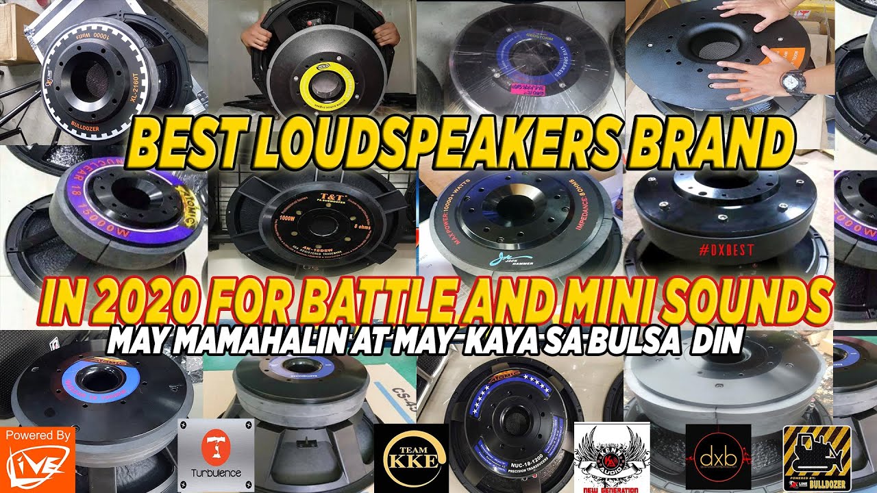 TOP LOUDSPEAKERS BRAND IN 2020
