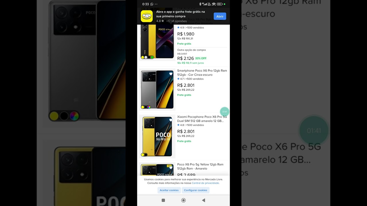 Melhor celular poco x6 pro 5g 12 ram 512 armazenamento 
