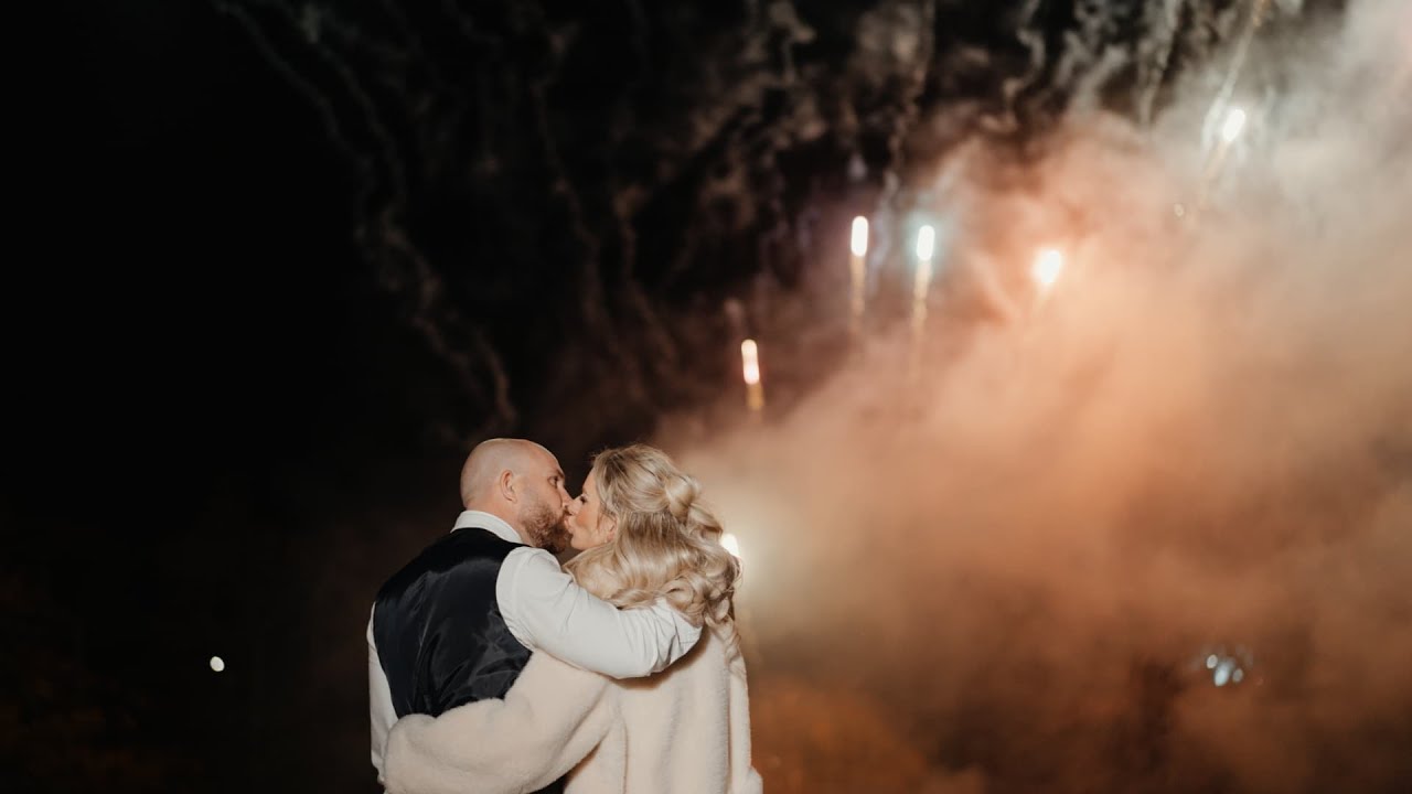 Under Winter Skies & Fireworks ❄️🎆 | Cara & Myles’ Cinematic Wedding Film at Clevedon Hall, Somerset