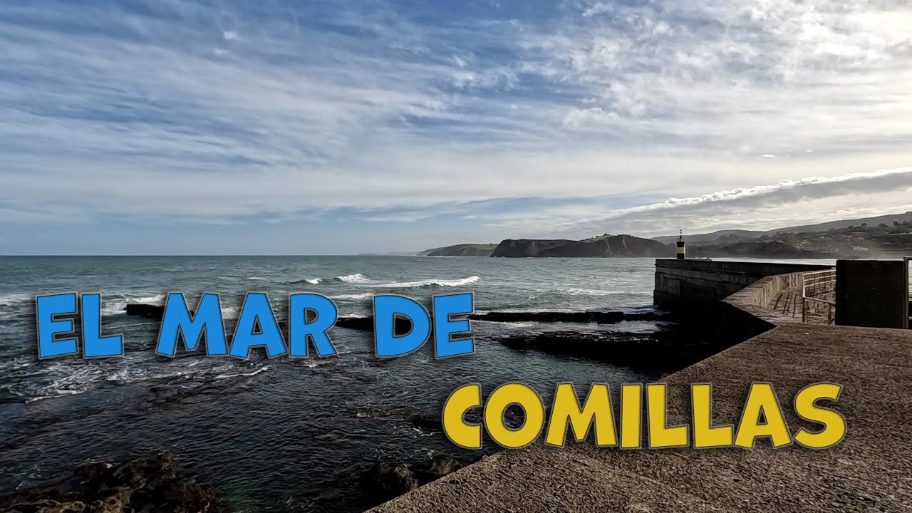 COMILLAS , Noviembre , el MAR CANTABRICO , Puerto Ballenero , Китобойный порт