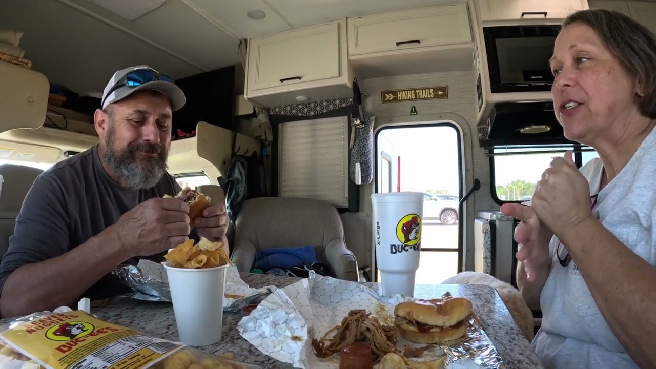 Buc-ee's and camp with us at Edisto Beach State Park #rvliving #rvlife #rvtravel