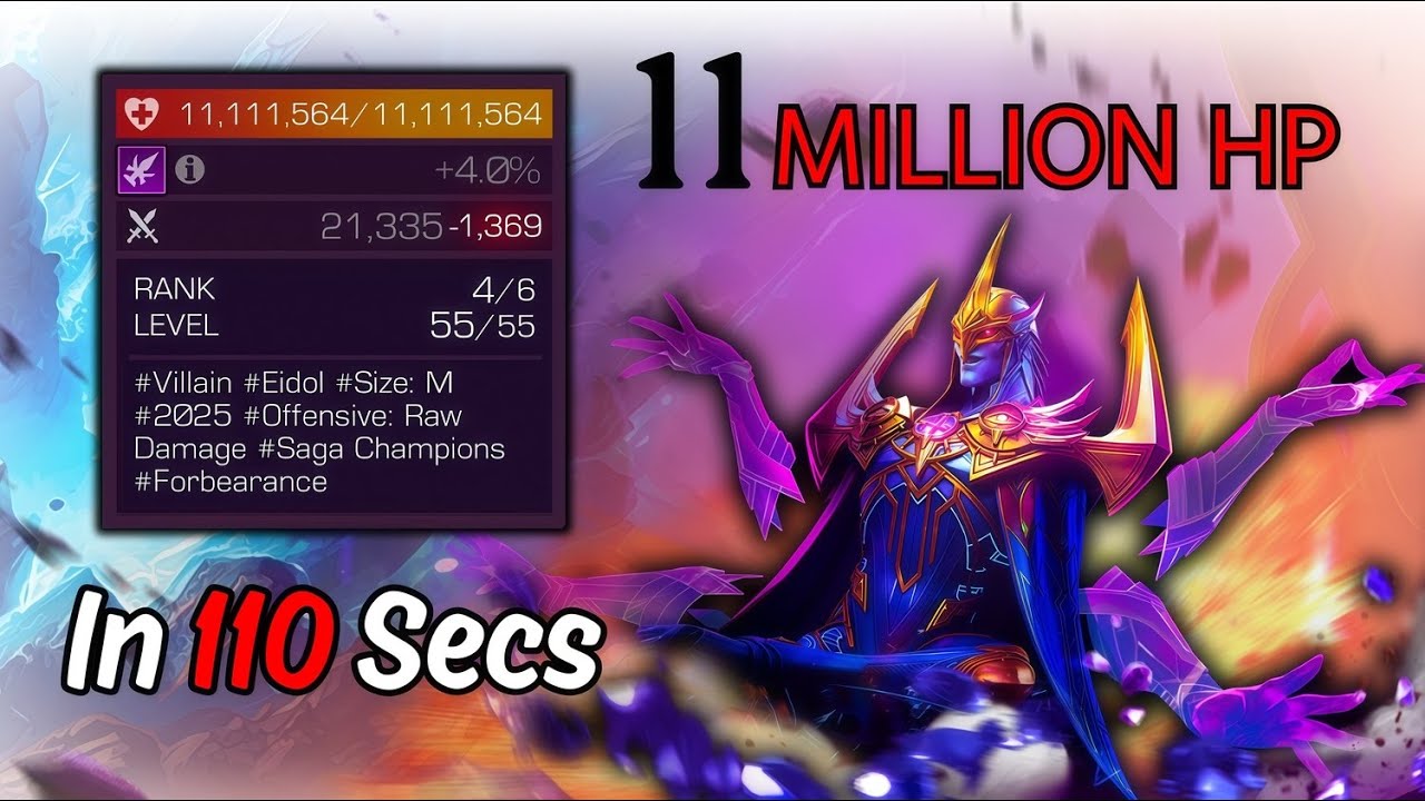 11 Million HP Lumatrix Down in 110 Seconds | BIG THING - FORCE CHARGES!!💥 #mcoc